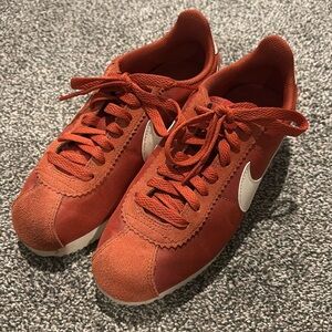 Orange women’s Nike Cortez size 6